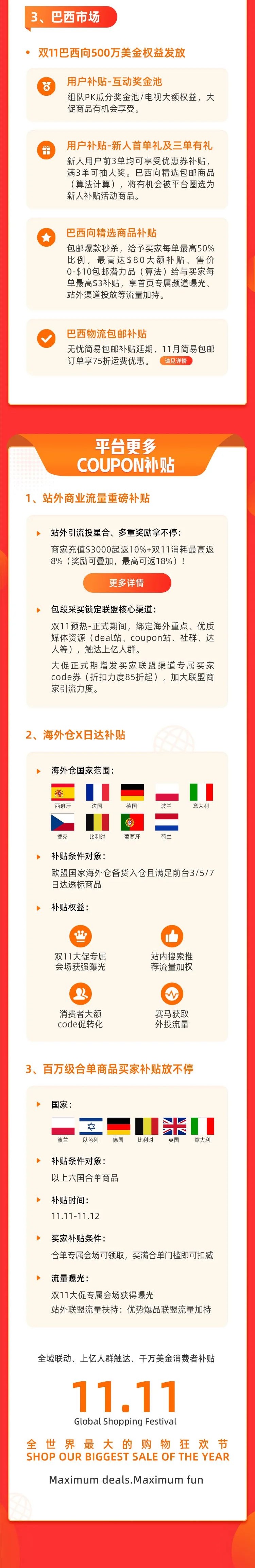 錯過悔一年！一圖帶你一網打盡2021雙11千萬補貼